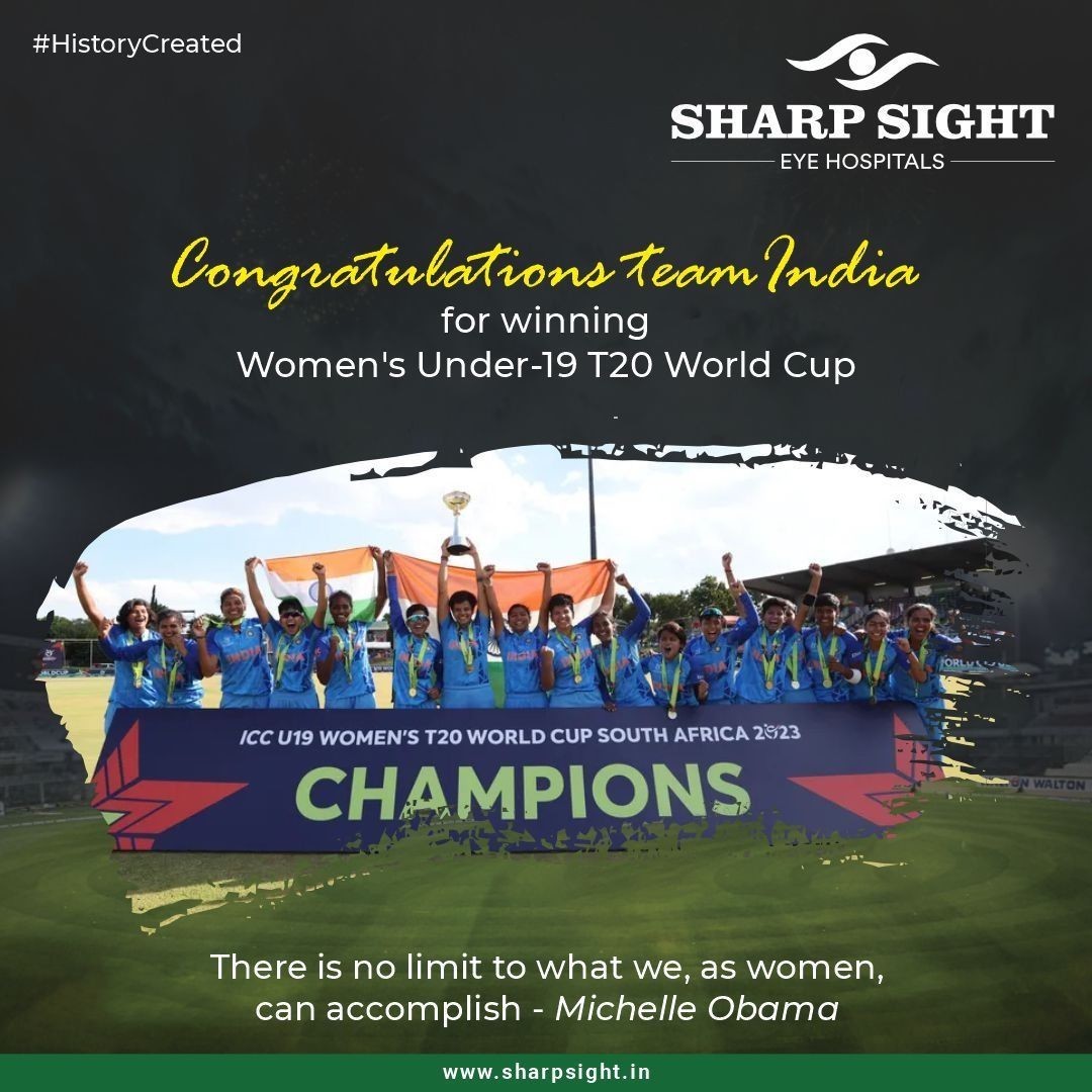 Women's under-19 Team India has brought the trophy home